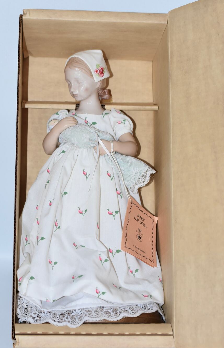 Bing Grondahl B&G 'Mary the Doll' Copenhagen Denmark Porcelain 1993 1st Edition